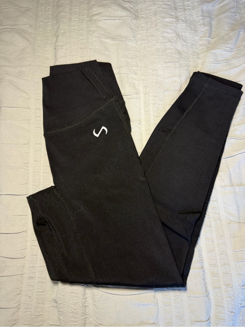 Women’s Black Active Leggings with Logo